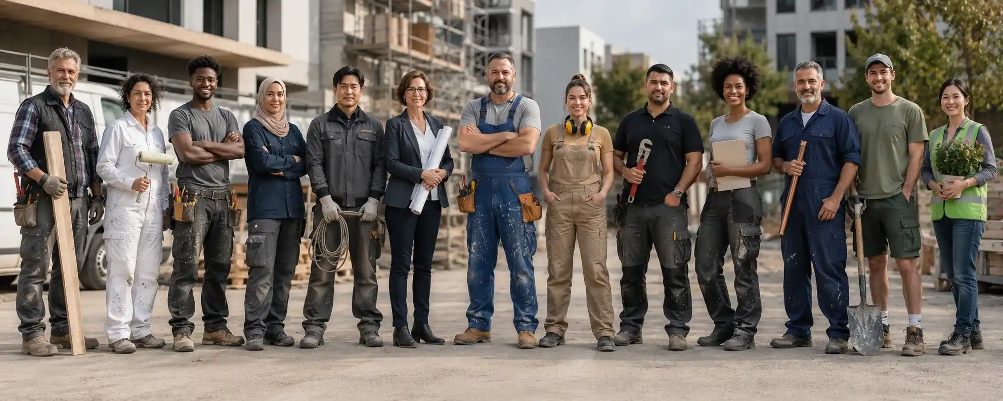 Artisans du bâtiment accompagnés par Nexyrus